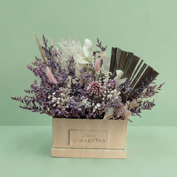diseño floral flor preservada caja alma flores dmartins
