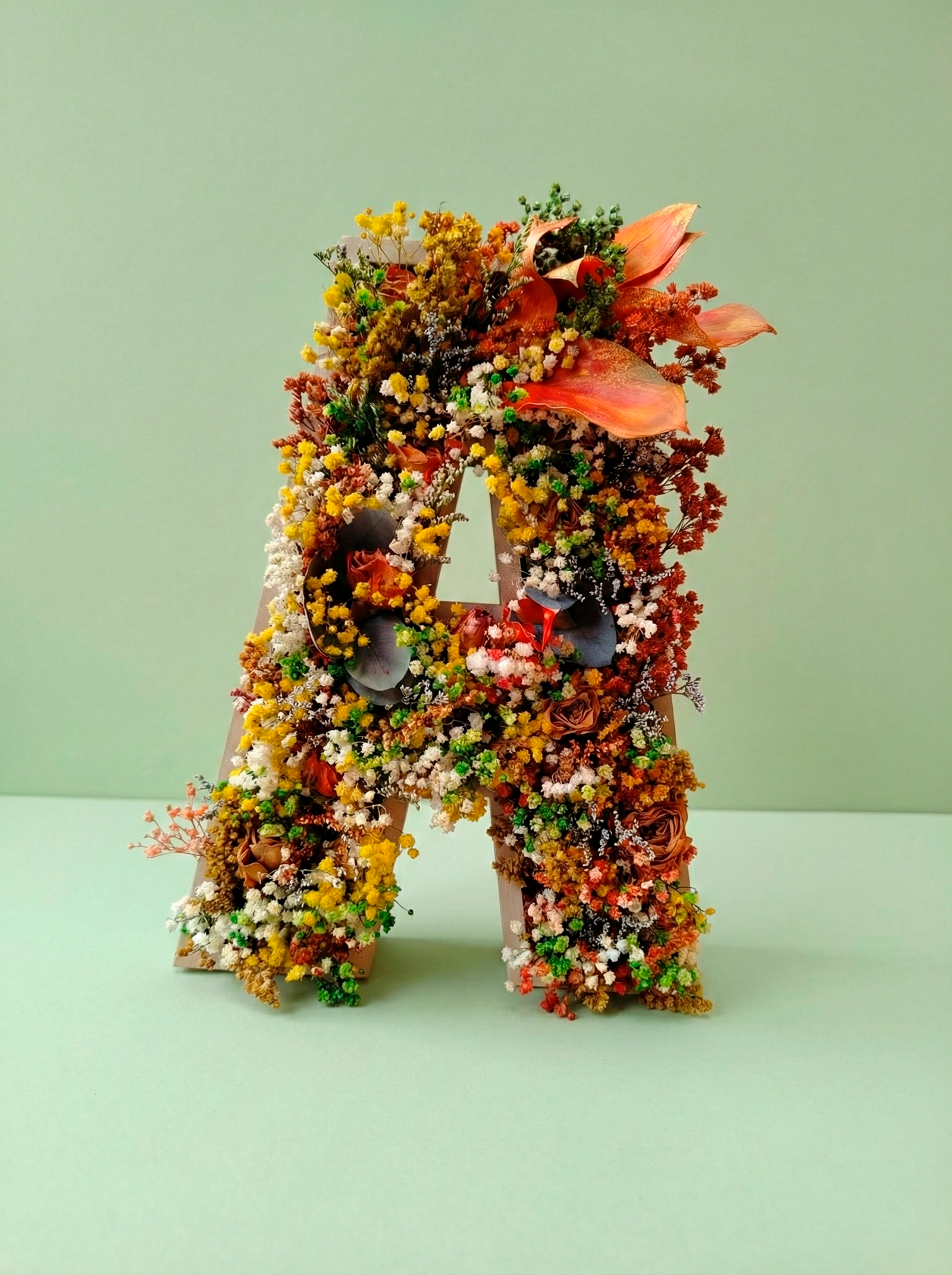 letra floral letra floral