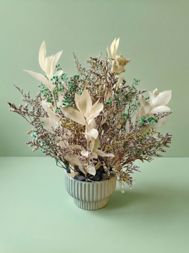 diseño floral flor preservada magia 2 flores dmartins